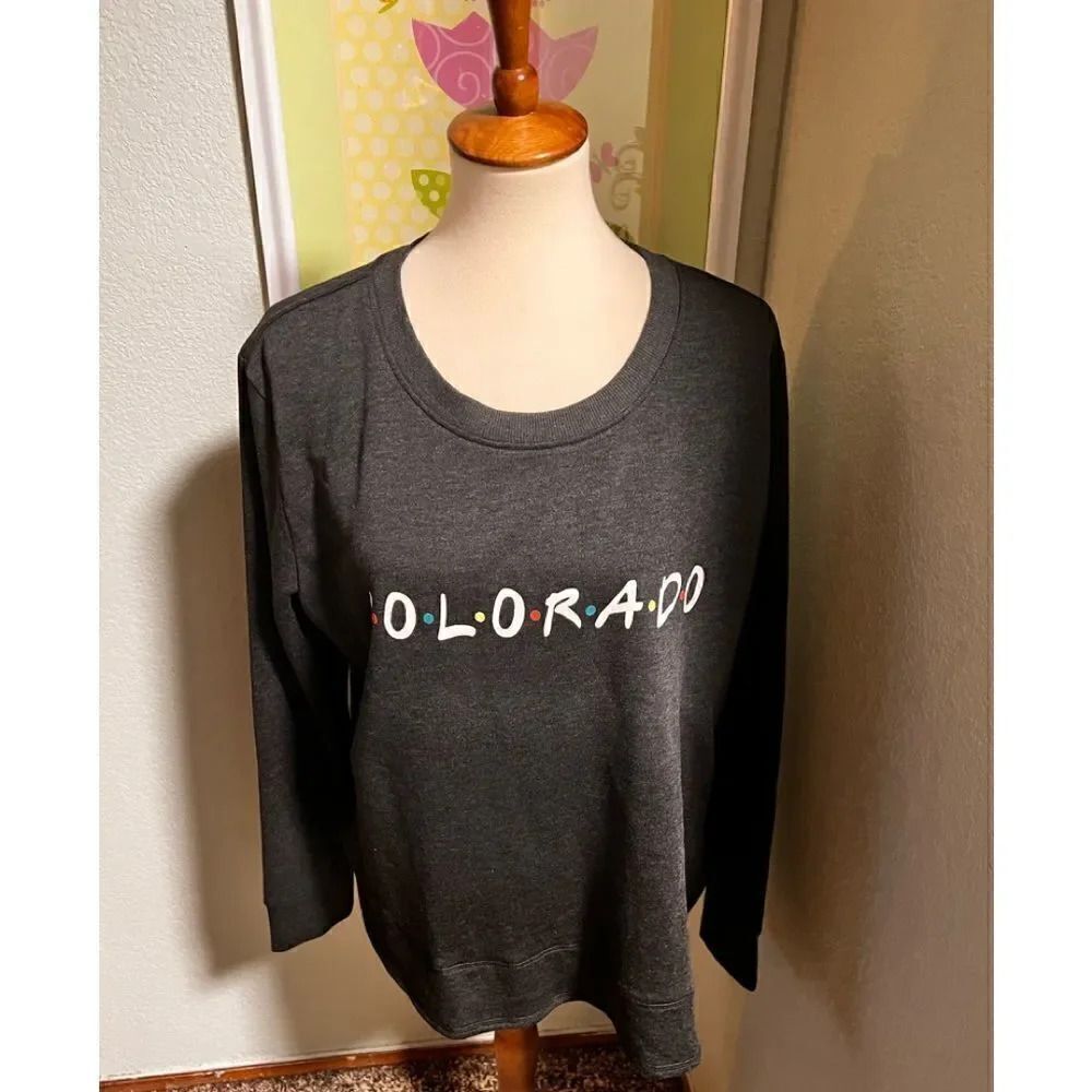 NEW State Of Mind COLORADO Sweatshirt Size Large #T4